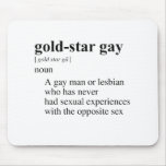 GOLD-STAR GAY mousepads
