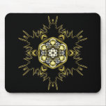 gold star in black sky mousepads