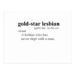 GOLD STAR LESBIAN POSTCARDS