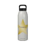 Gold Star Liberty Bottle Just Add Name Water Bottles