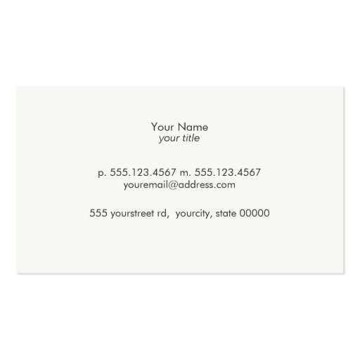 Gold Star Logo Faux Black Linen Groupon Business Card (back side)