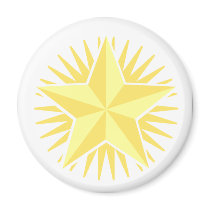 Gold Star Magnet