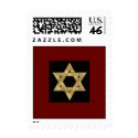 Gold Star of David Postage Stamp stamp