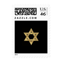 Gold Star of David Postage Stamp