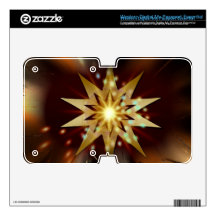 Gold Star Shapes with a Grungy Background WD My Passport Skins