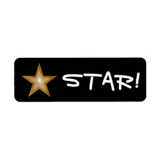 Small Gold Shipping, Address, &amp; Return Address Labels | Zazzle