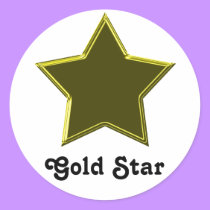 Gold Star stickers