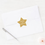 Gold Star Sticker