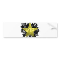 Gold Star VIP Bumper Sticker