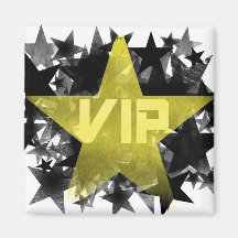 Gold Star VIP Refrigerator Magnet