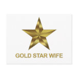 Gold Star Wife postcards
