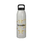 Gold Stars Liberty Bottle Just Add Name Reusable Water Bottle