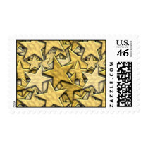 Gold Stars Postage