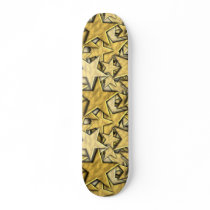 Gold Stars Skateboard Deck