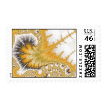 Gold Stingray Postage Stamp