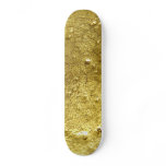 Gold stone skate board deck