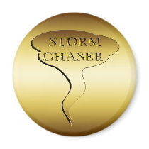 GOLD STORM CHASER magnets by dgpaulart GOLD STORM CHASER magnets