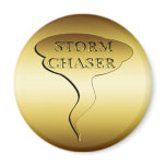 GOLD STORM CHASER MAGNET
