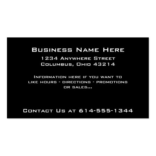 Gold Stripes D3 Contemporary Business Cards (back side)
