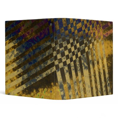 Gold Strips Binder by TulsaTees
