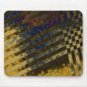 Gold Strips Mousepad