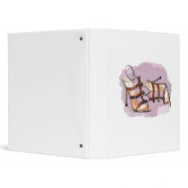 Gold Studded Sandal Stilettos 3 Ring Binder