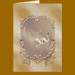 Gold Swans Card cards