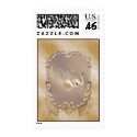 Gold Swans Stamp
