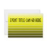 gold swatch custom invite