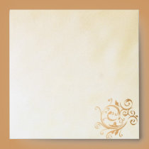 Gold Swirl Envelope-Square envelopes
