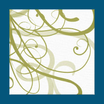Gold Swirls Pattern canvas prints