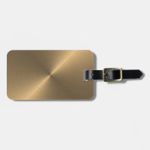 Gold Tag For Luggage