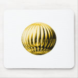Gold textured ball mouse pad