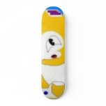 Gold The Panther Custom Skate Board