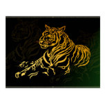 Gold Tiger Postcard