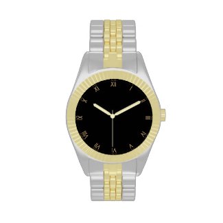 Gold Tone Roman Numeral Wristwatch