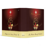 Gold Tree, Bells & Holly Christmas Album binders