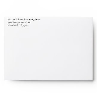 Gold Tree Swirl Wedding Envelopes envelope