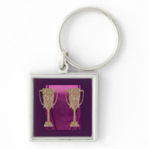Gold TROPHY : Award Reward Celebration Key Chains