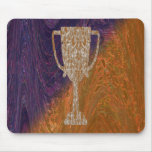 Gold TROPHY : Award Reward Celebration Mousepad