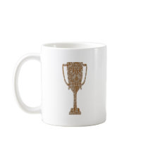 Gold TROPHY : Award Reward Celebration Mugs