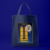 Gold Twin Towers, Eagle n Flag  Bags bags