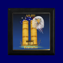 Gold Twin Towers, Eagle n Flag Gift Boxes gift boxes