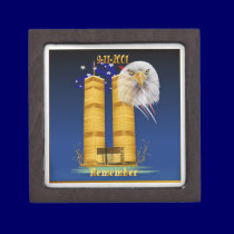 Gold Twin Towers, Eagle n Flag Premium Gift Box premium gift boxes