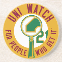 Gold Uni Watch Coaster coasters