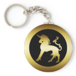 GOLD UNICORN KEY CHAIN