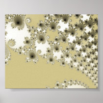 Gold Urchins Poster