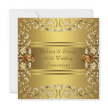 gold flowers 50th wedding anniversary, 50th