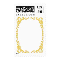 Gold Victorian Frame  Postage postage