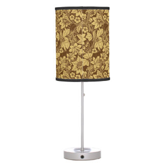 GOLD VINTAGE FLORAL LAMP